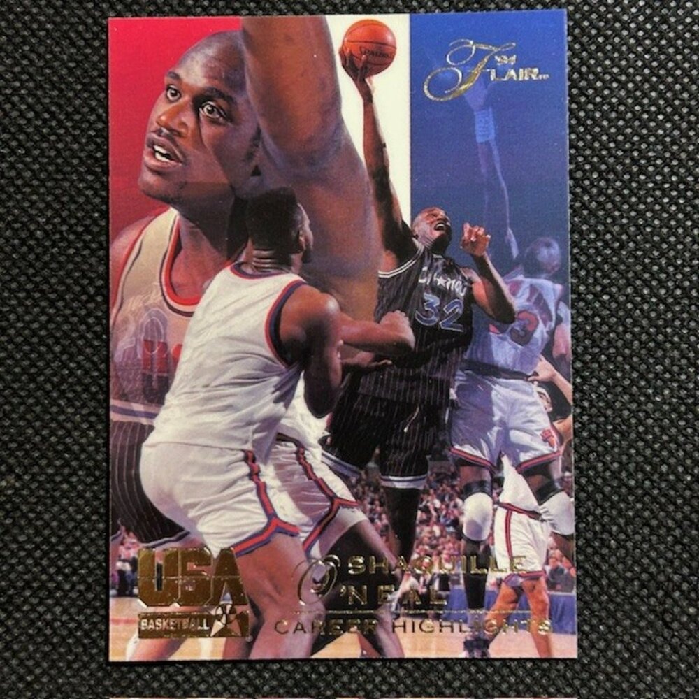Shaquille O'Neal 1994 Flair Team USA Basketball Card #74 Orlando Magic HOF